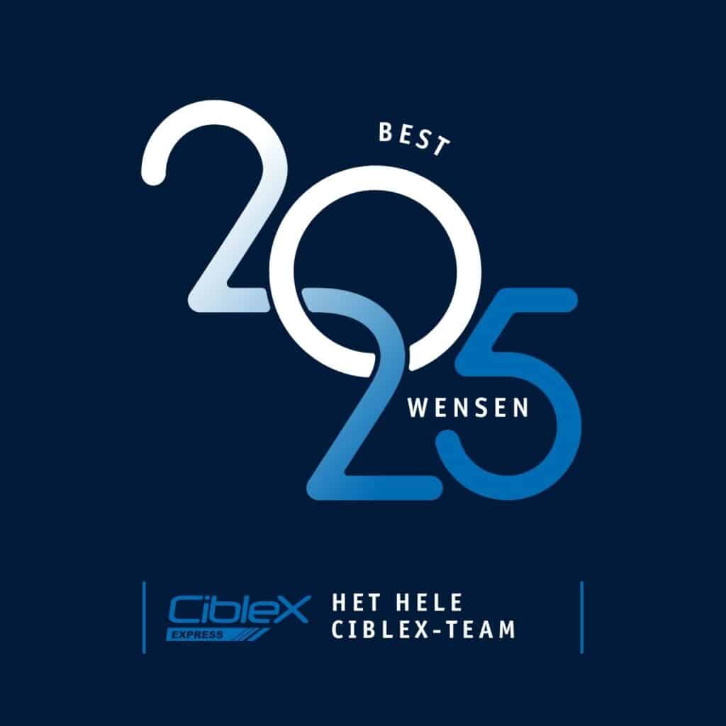 Ciblex wenst u een gelukkig nieuwjaar 2025